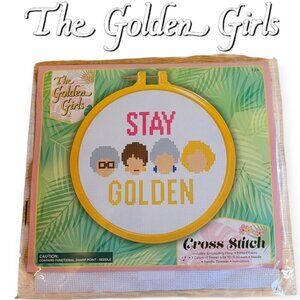 The Golden Girls Stay Golden Cross Stitch NWT Blanche Dorothy Rose Sophia